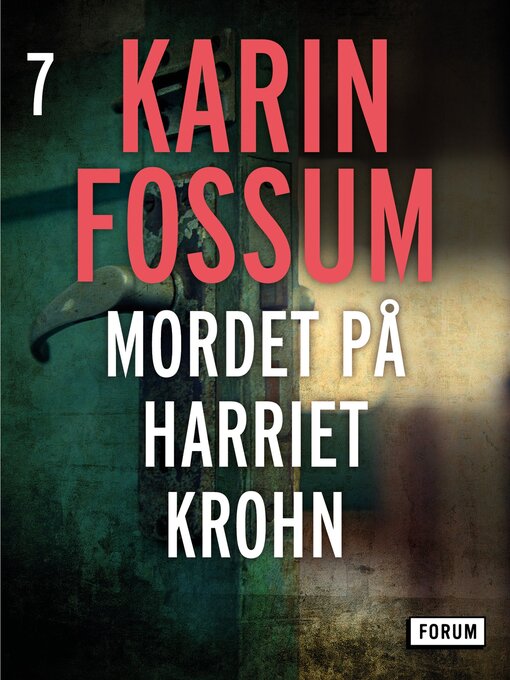Title details for Mordet på Harriet Krohn by Karin Fossum - Wait list